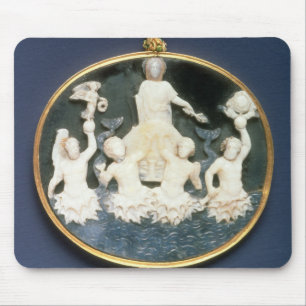 Cameo commemorating the Naval victory of Mouse Pad