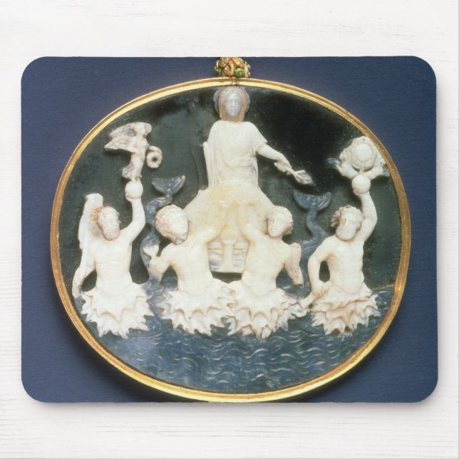 Cameo commemorating the Naval victory of Mouse Pad (Front)