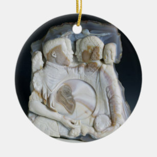 Cameo depicting Cosimo de Medici (1519-74) and his Ceramic Ornament