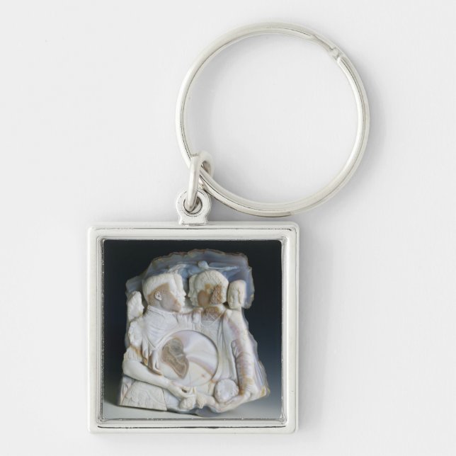 Cameo depicting Cosimo de Medici (1519-74) and his Keychain (Front)