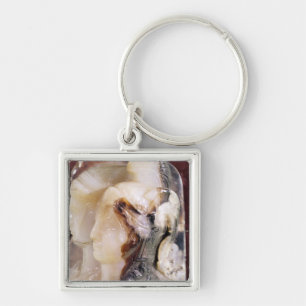 Cameo portrait of Alexander Keychain