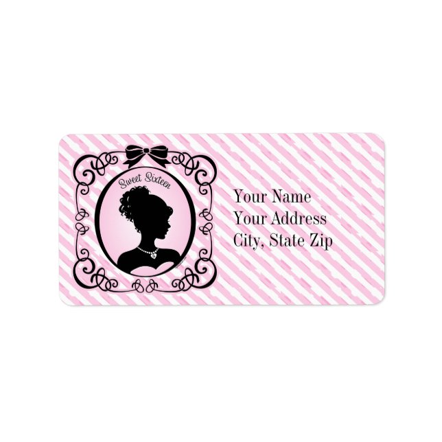 Cameo Sweet 16 Label (Front)