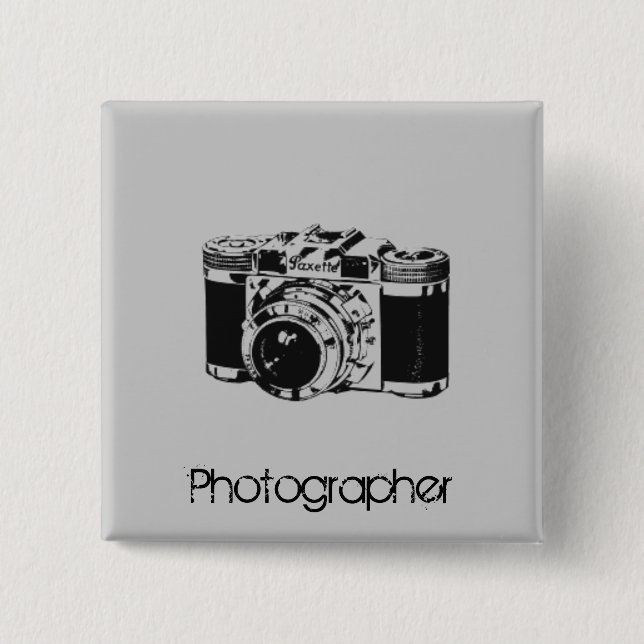 Camera 2 Inch Square Button (Front)