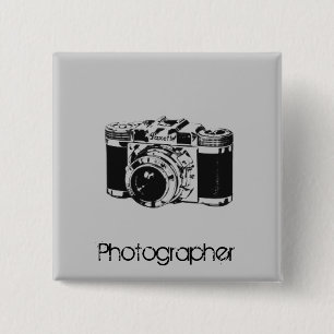 Camera 2 Inch Square Button