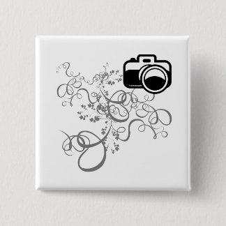 Camera Art 2 Inch Square Button