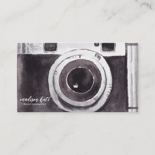 Camera Business Cards | Photography (Front)