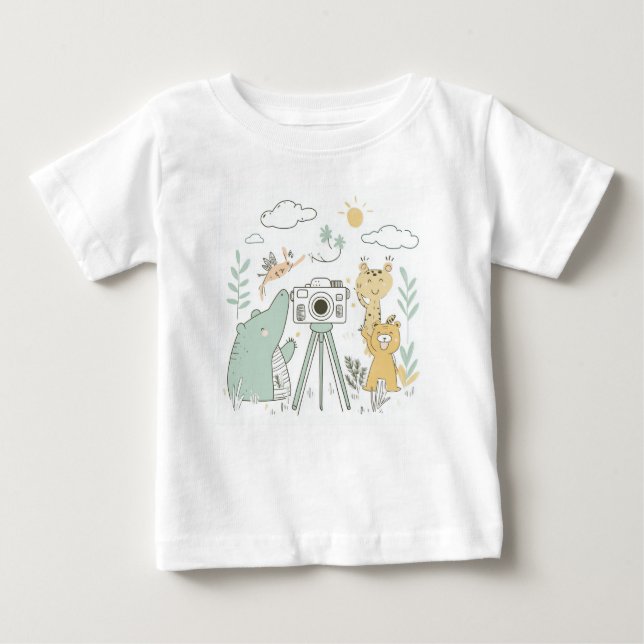 Camera Critters Baby T-Shirt (Front)