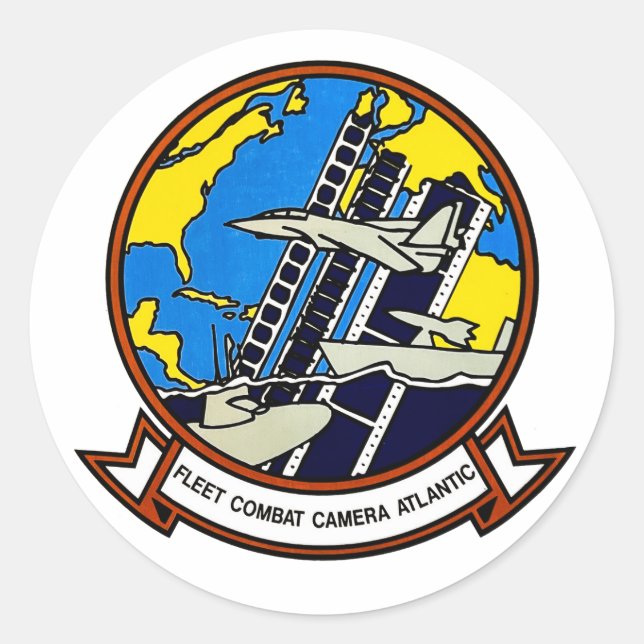 Caméra de combat de la flotte Autocollant logo Atl (Devant)
