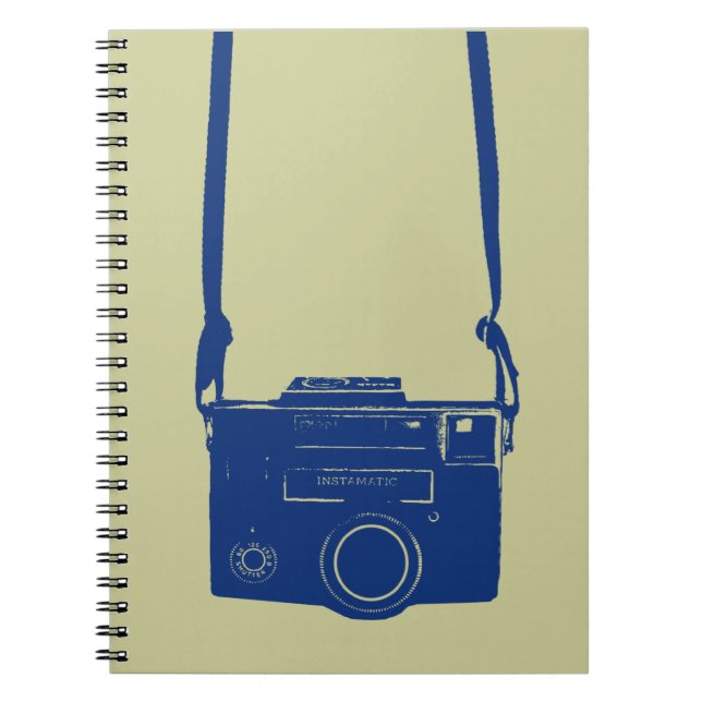 Caméra de film vintage avec Carnet de sangle encas (Devant)