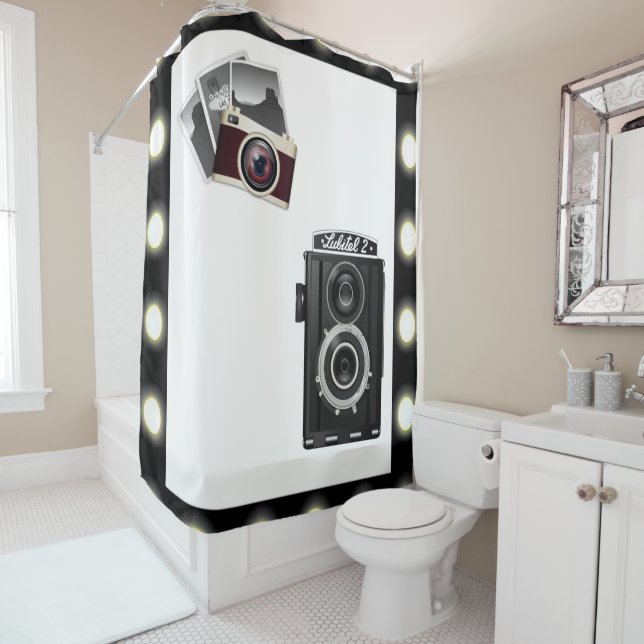 Caméra de rideau de douche (En situation)