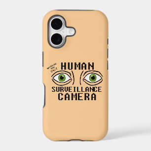 Caméra de surveillance humaine humour sec