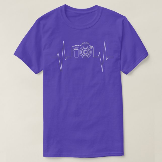 Camera heartbeat t  T-Shirt (Design Front)