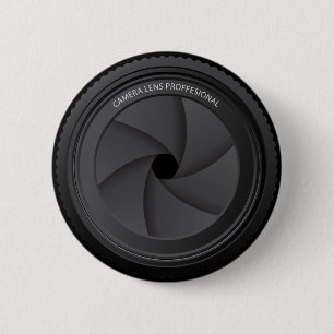 Camera Lens 2 Inch Round Button