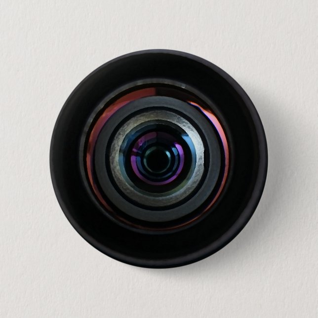 Camera Lens 2 Inch Round Button (Front)