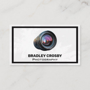 Camera Lens Equipment   Photography Business Card