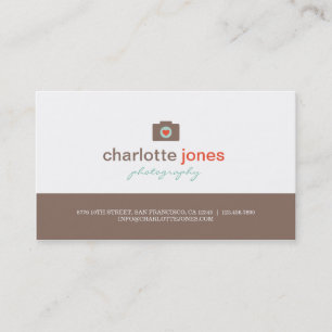 Camera Love Photography Business Cards