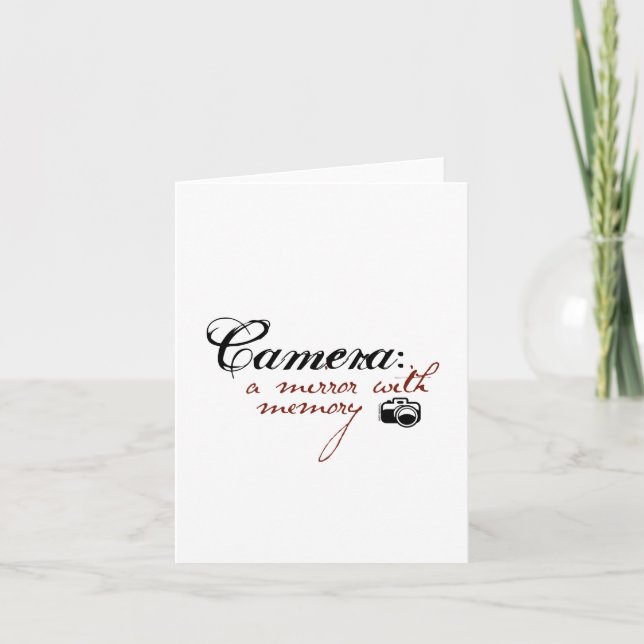 Camera: Mirror with Memory Card (Front)