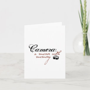 Camera: Mirror with Memory Card