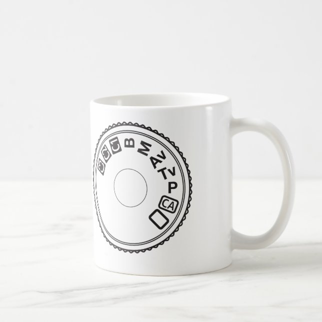 Caméra Mode Numérotation Café Mug (Droite)