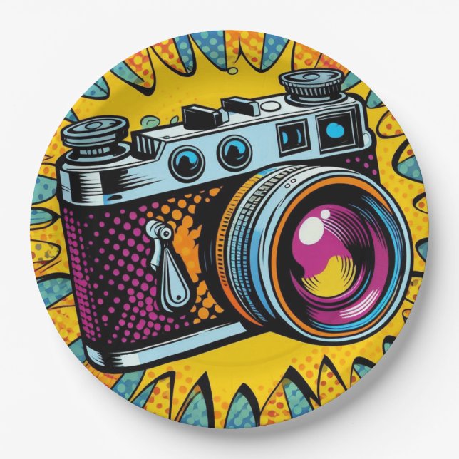 Camera paper plates! plate (Front)