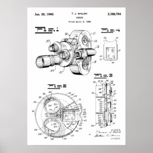 Camera Patent Poster