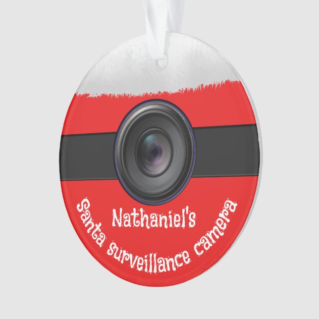 Caméra Père Noël de nouveauté personnalisée (devant)