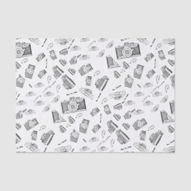 camera photo tissue paper (Front)