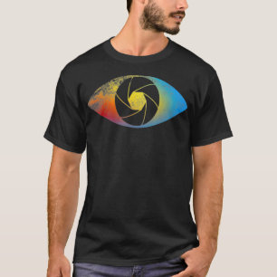 Camera Photography Eye Cool Graphic Design T-Shirt
