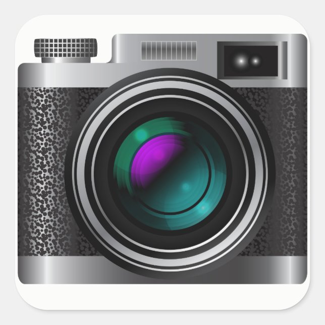 Camera Photography Sticker (Front)
