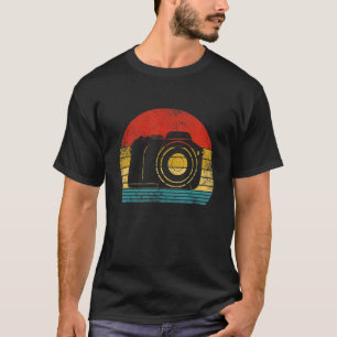 Camera Photography Vintage Retro Photographer Gra T-Shirt