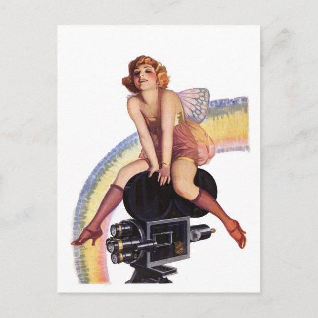 Camera Pose with Bow Postcard (Front)