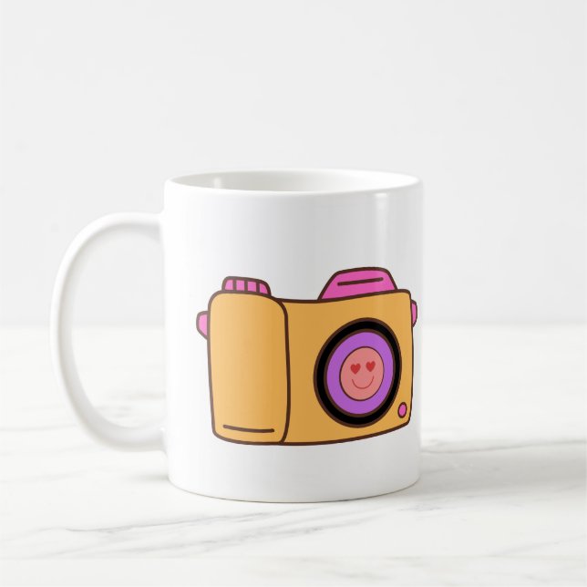 Camera Printed Mug (Left)