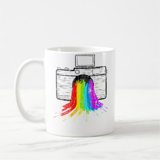 Camera Rainbow Funny Photographer Photography Grap Coffee Mug