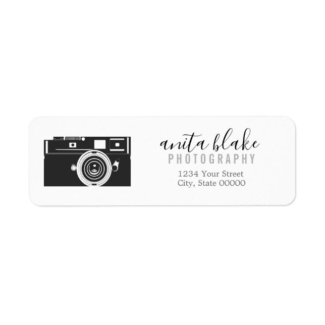 Camera Return Address Labels (Front)