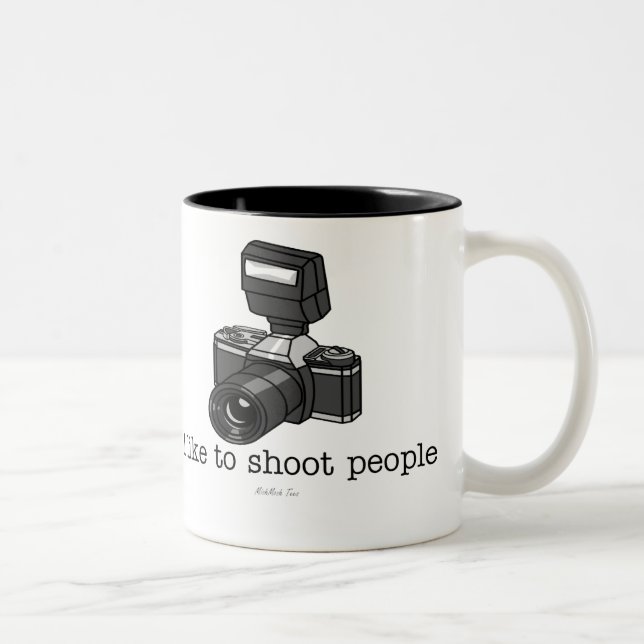 Camera Shoot Two-Tone Coffee Mug (Right)