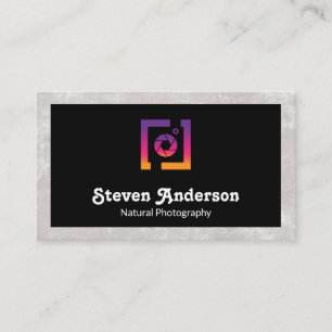 Camera Shutter Logo Business Card