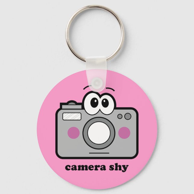 Camera Shy Keychain (Front)