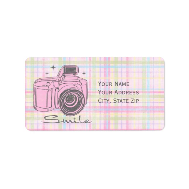 Camera Smile Label (Front)