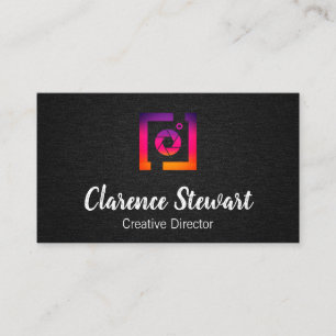 Camera   Social Media Business Card