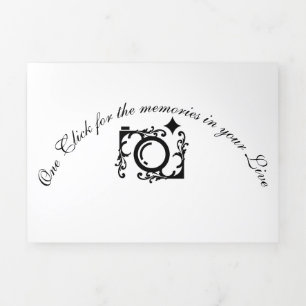 camera voucher Tri-Fold holiday card