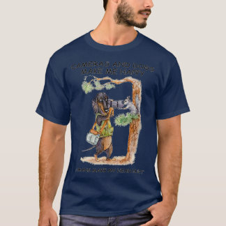 Cameras and Dogs Make Me Happy Humans Make My T-Shirt