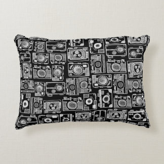 Cameras (Customizable background colour) Decorative Pillow