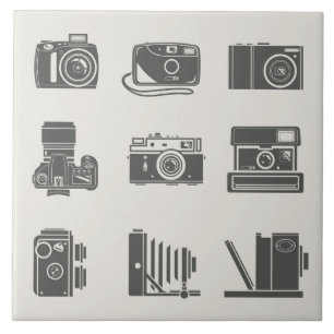 Cameras Vintage Photography Tile