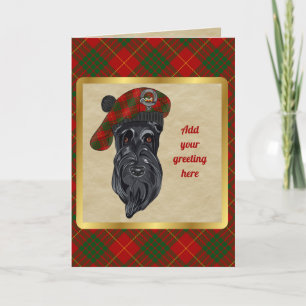 Cameron Badge & Tartan Personalized Card