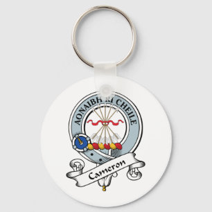 Cameron Clan Badge Keychain