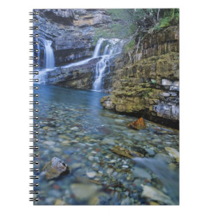 Cameron Falls in Waterton Lakes National Park in 2 Notebook