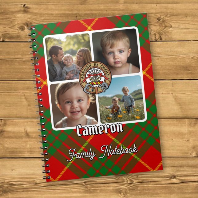 Cameron Family Photo Collage Notebook (Creator Uploaded)
