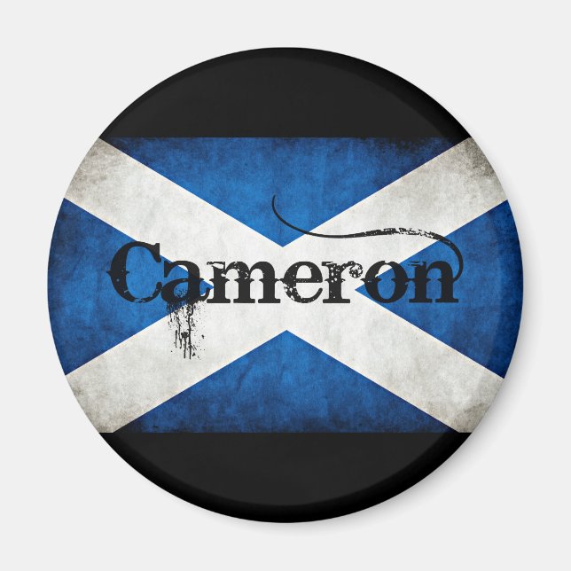 cameron grunge flag magnet (Front)