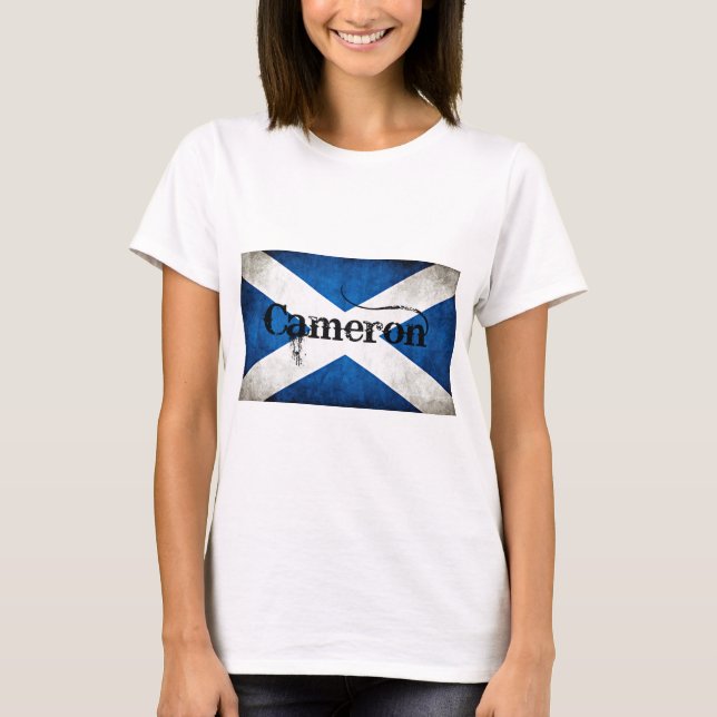 cameron grunge flag T-Shirt (Front)