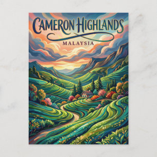 Cameron Highlands Malaysia Postcard